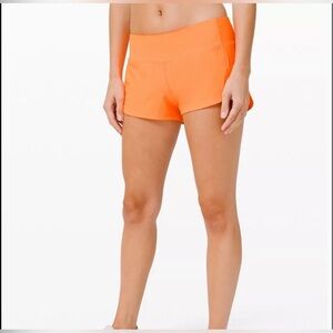 Discontinued Lululemon Women’s Speed Up Low-Rise Lined Short 2.5” Size 4